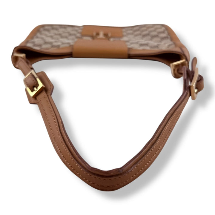 Gucci Beige Jackie Canvas Shoulder Handbag - Lux Central