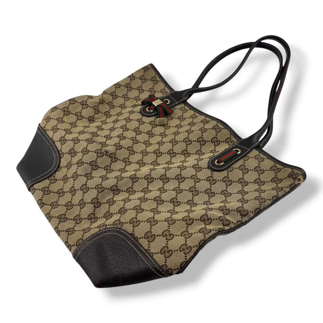 Gucci Beige Princy Tote Bag - Lux Central