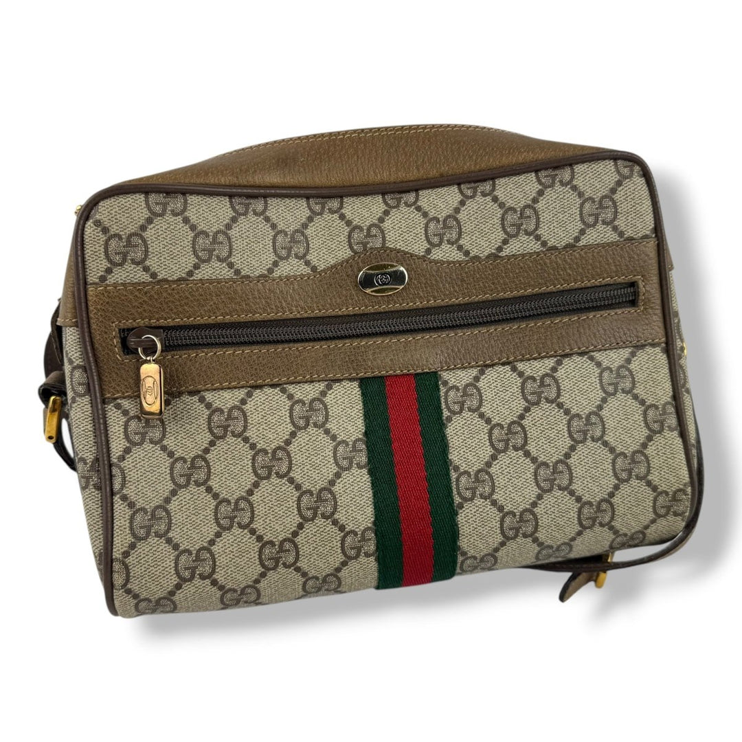 Gucci Beige Sherry Line Crossbody Handbag - Lux Central