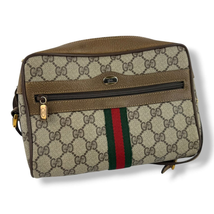 Gucci Beige Sherry Line Crossbody Handbag - Lux Central