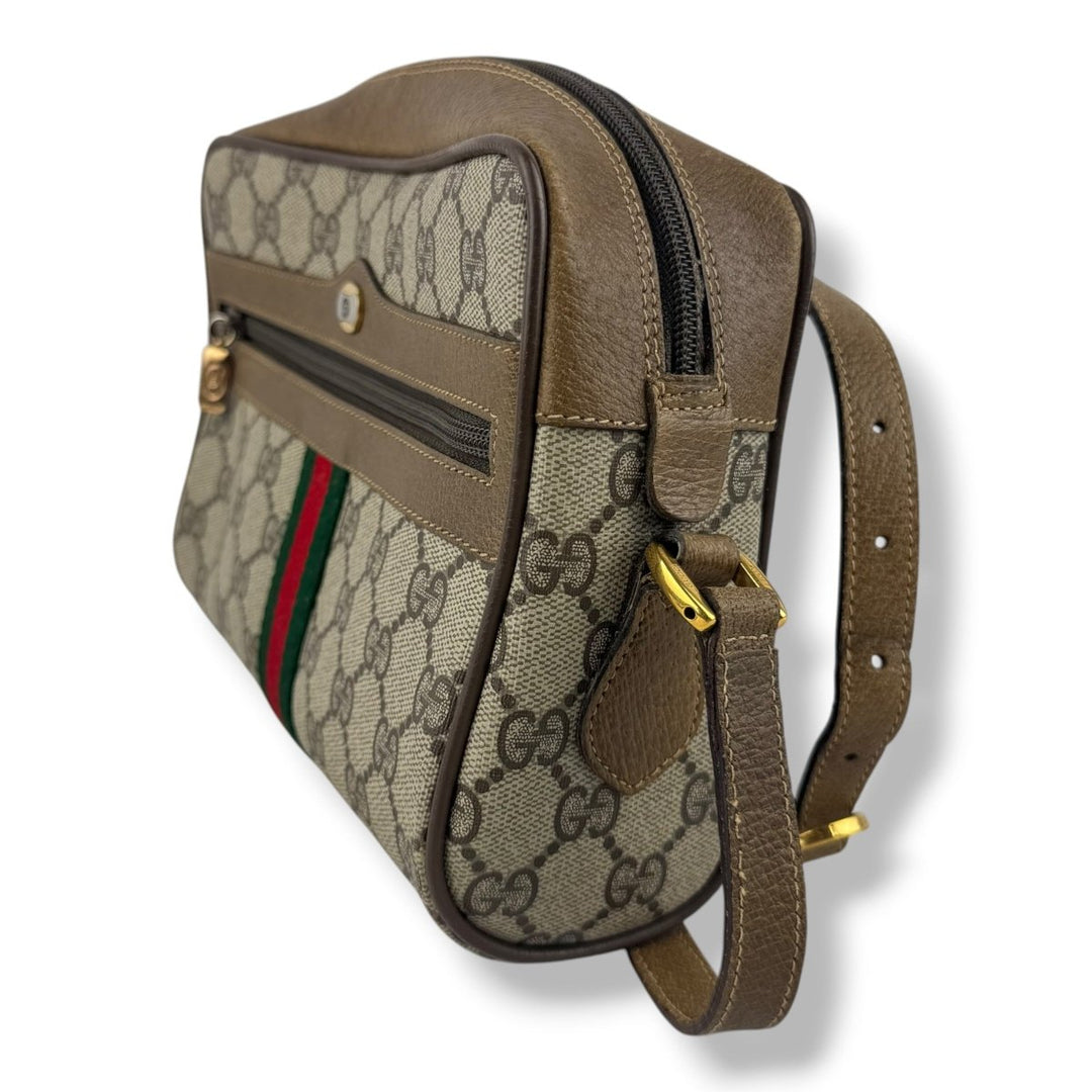 Gucci Beige Sherry Line Crossbody Handbag - Lux Central