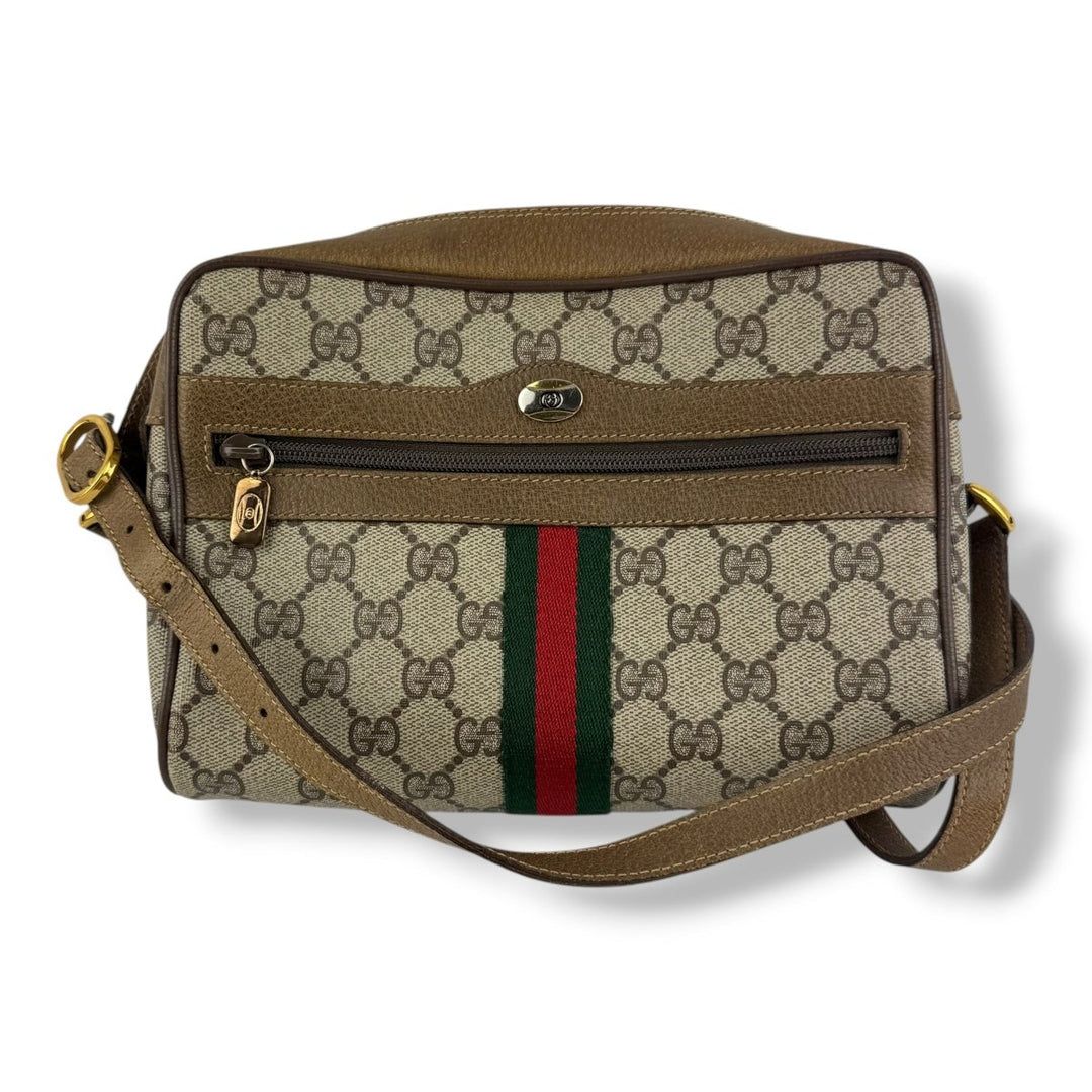 Gucci Beige Sherry Line Crossbody Handbag - Lux Central