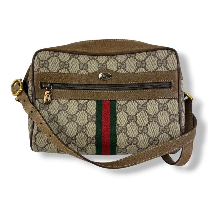 Gucci Beige Sherry Line Crossbody Handbag - Lux Central