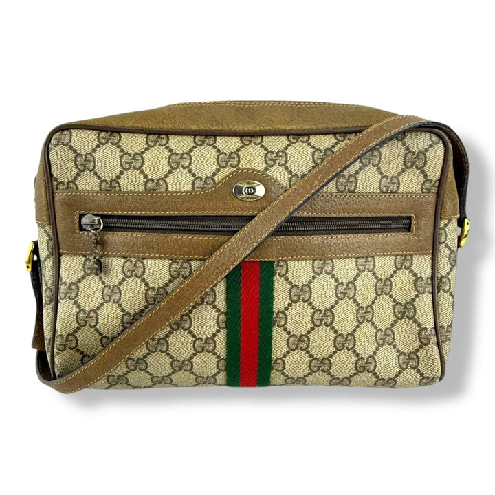 Gucci Beige Sherry Line Crossbody Handbag - Lux Central