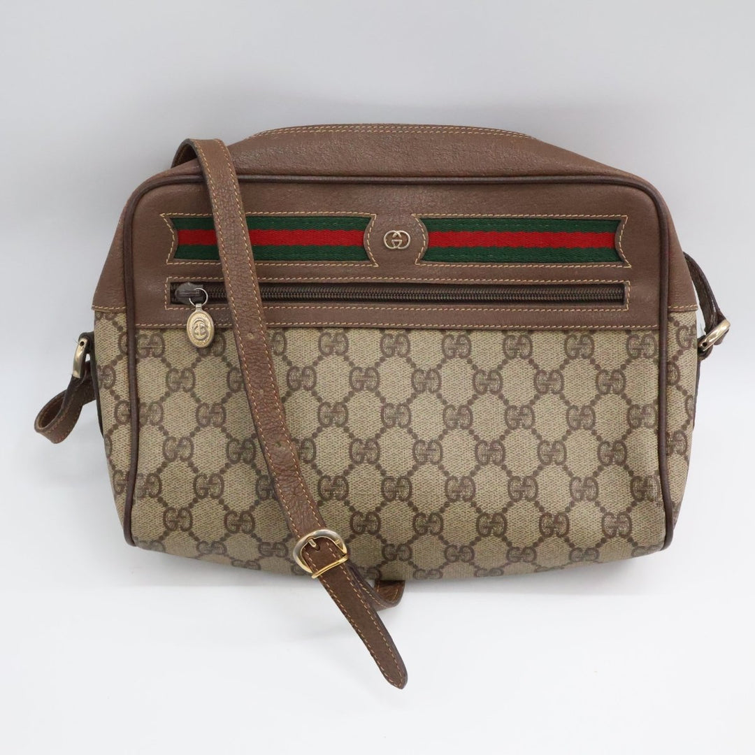 Gucci Beige Sherry Line Crossbody Handbag - Lux Central