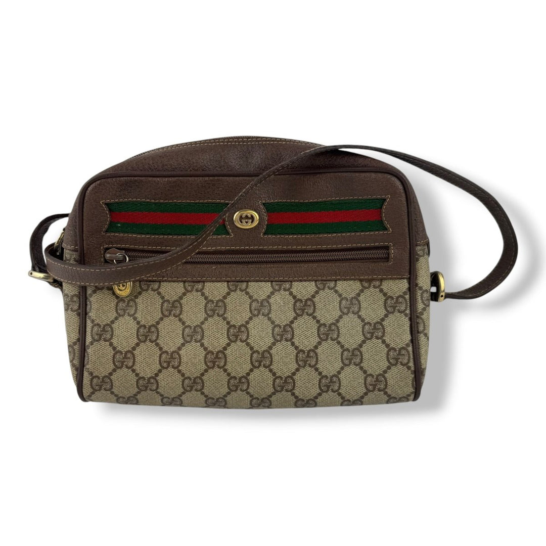 Gucci Beige Sherry Line Crossbody Handbag - Lux Central