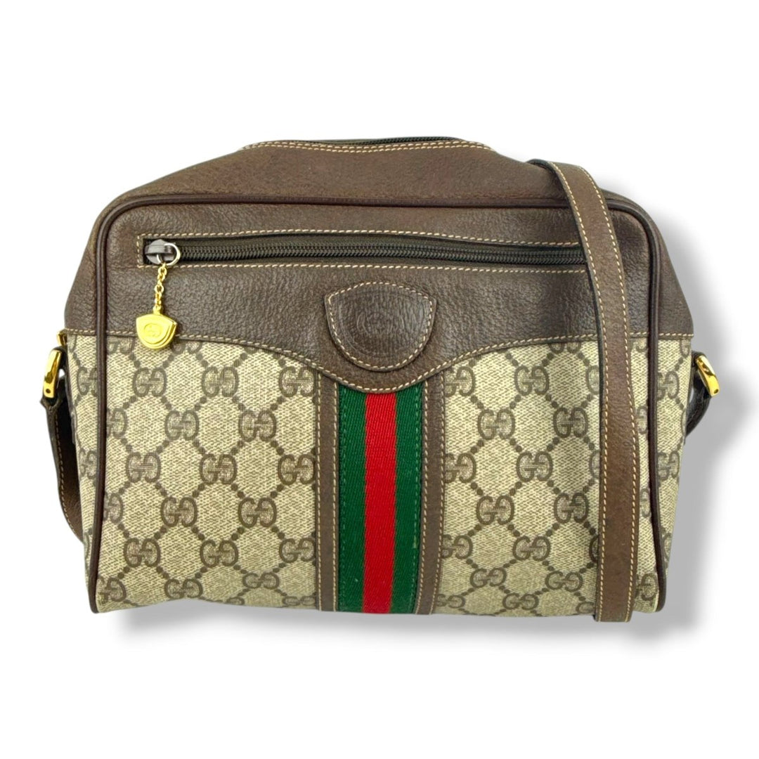 Gucci Beige Sherry Line Crossbody Handbag - Lux Central