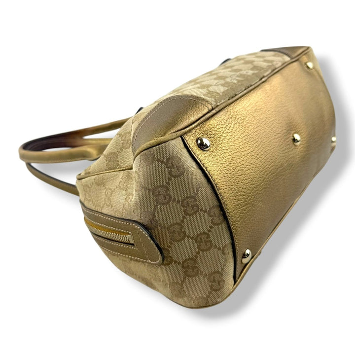 Gucci Beige/Gold Princy Tote Bag - Lux Central