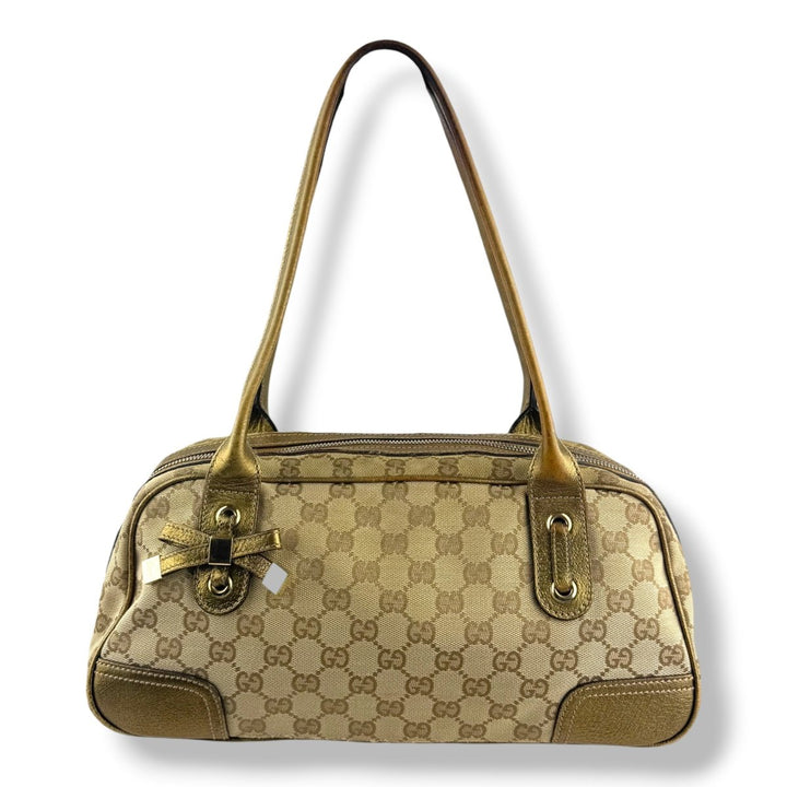 Gucci Beige/Gold Princy Tote Bag - Lux Central