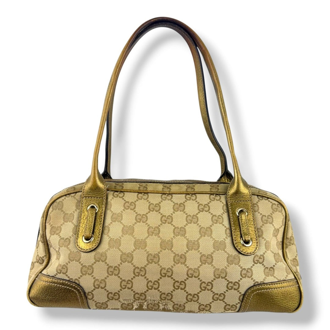 Gucci Beige/Gold Princy Tote Bag - Lux Central