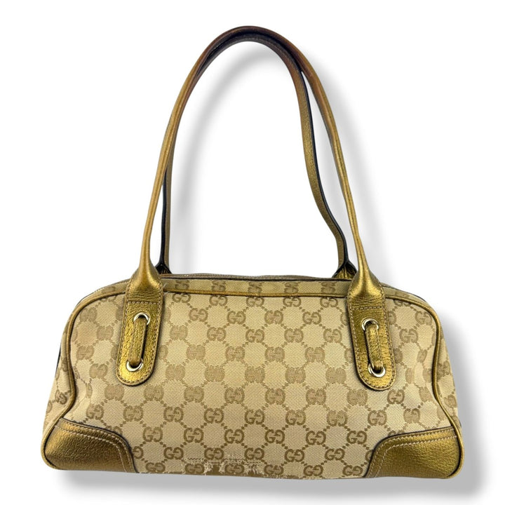 Gucci Beige/Gold Princy Tote Bag - Lux Central