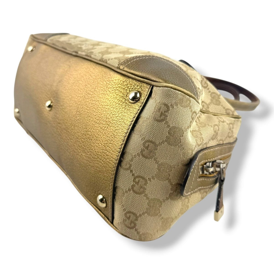 Gucci Beige/Gold Princy Tote Bag - Lux Central