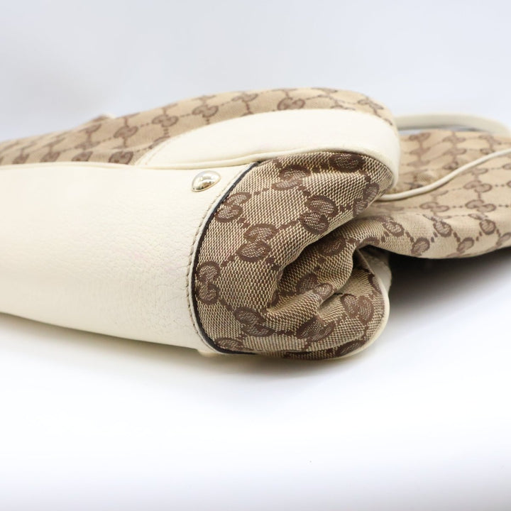 Gucci Beige/White Princy Tote Bag - Lux Central
