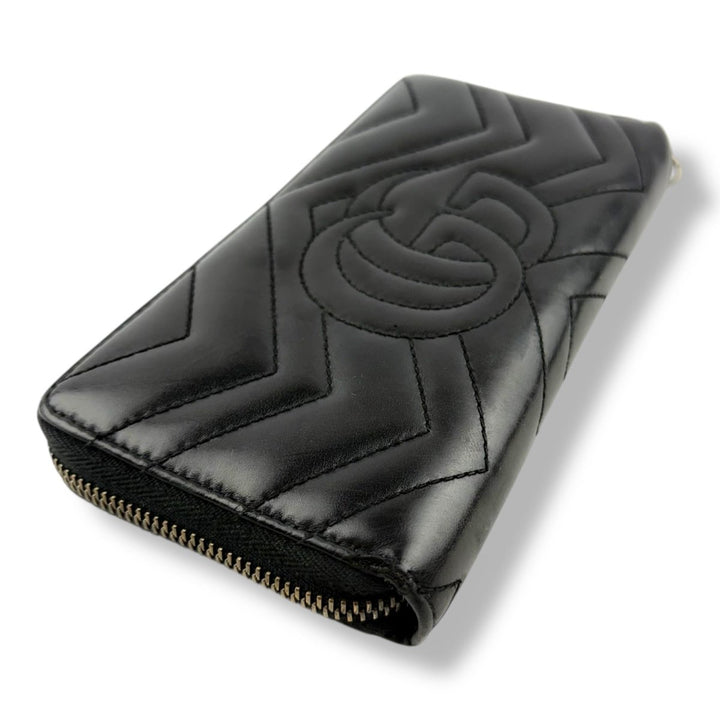 Gucci Black Marmont Zippy Purse - Lux Central