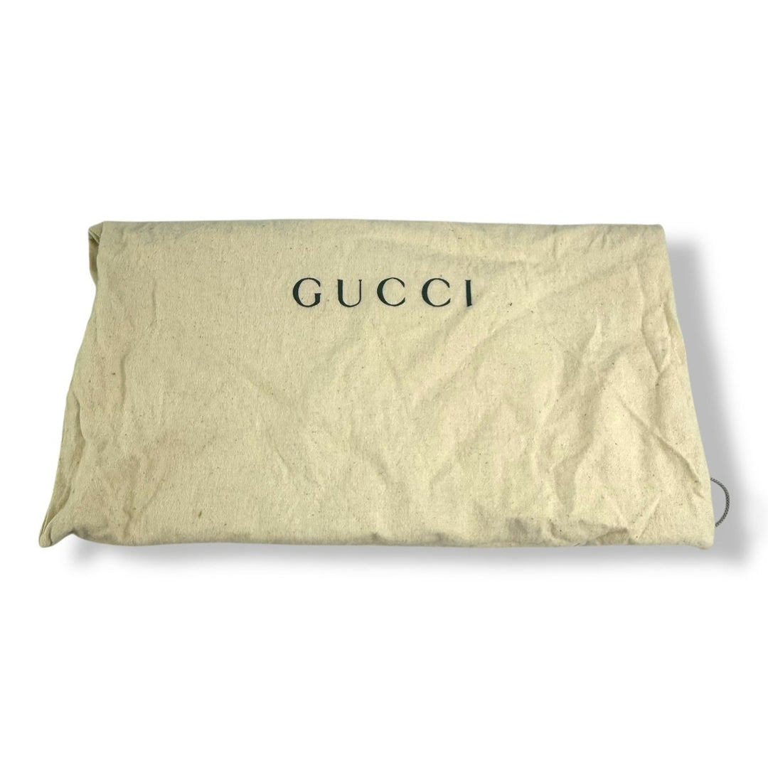 Gucci Black Patent Bamboo Vanity Bag - Lux Central