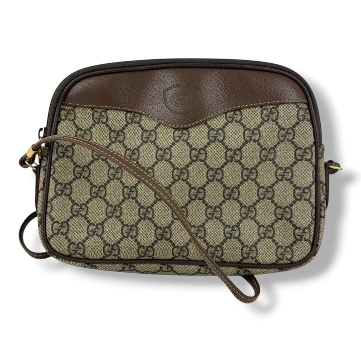 Gucci Canvas Beige Crossbody Bag - Lux Central