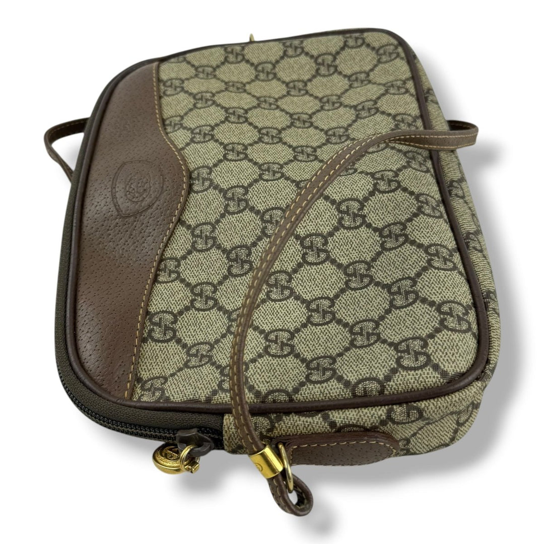Gucci Canvas Beige Crossbody Bag - Lux Central