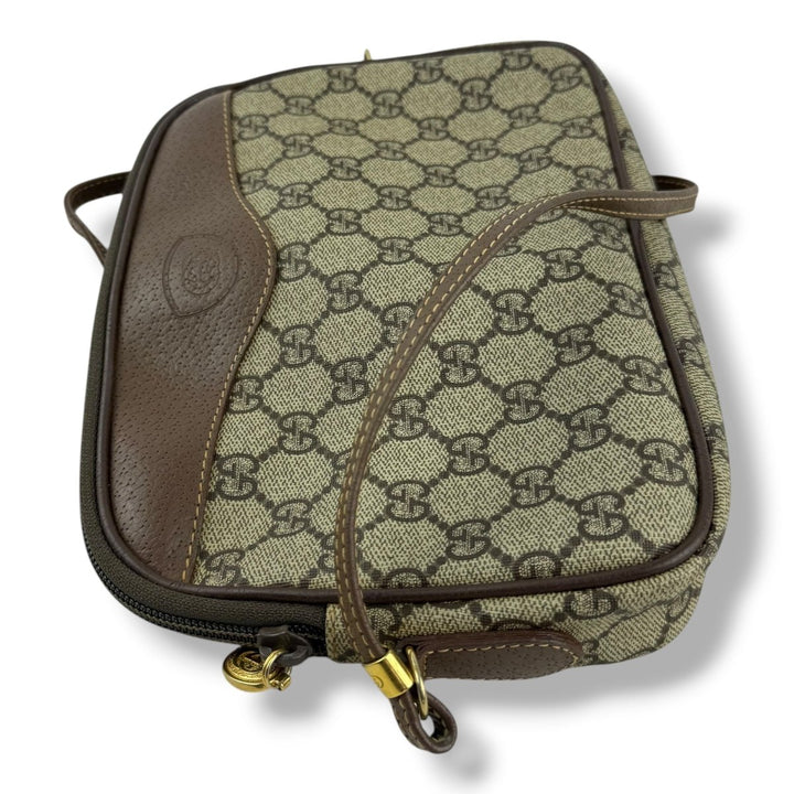 Gucci Canvas Beige Crossbody Bag - Lux Central