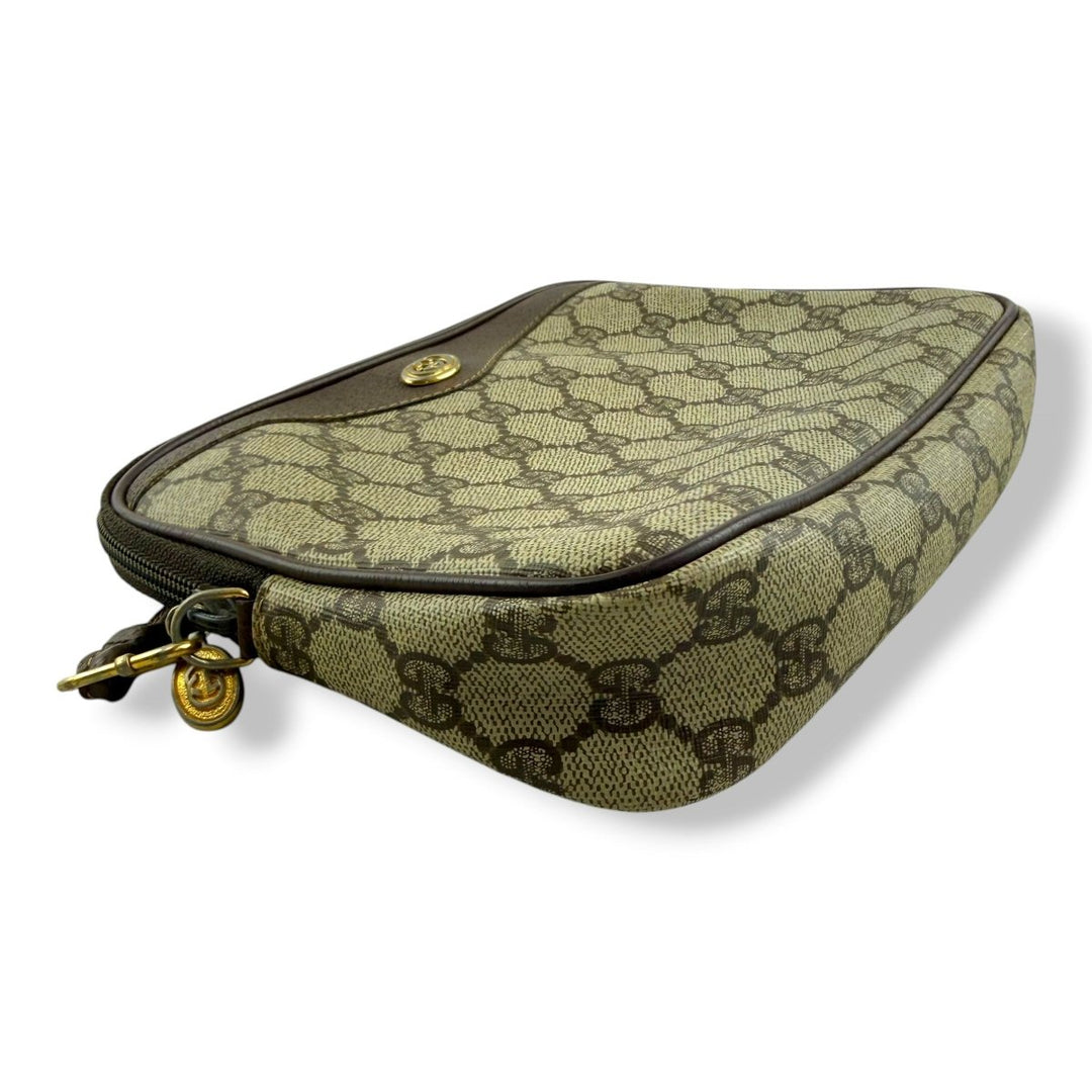Gucci Canvas Beige Crossbody Bag - Lux Central