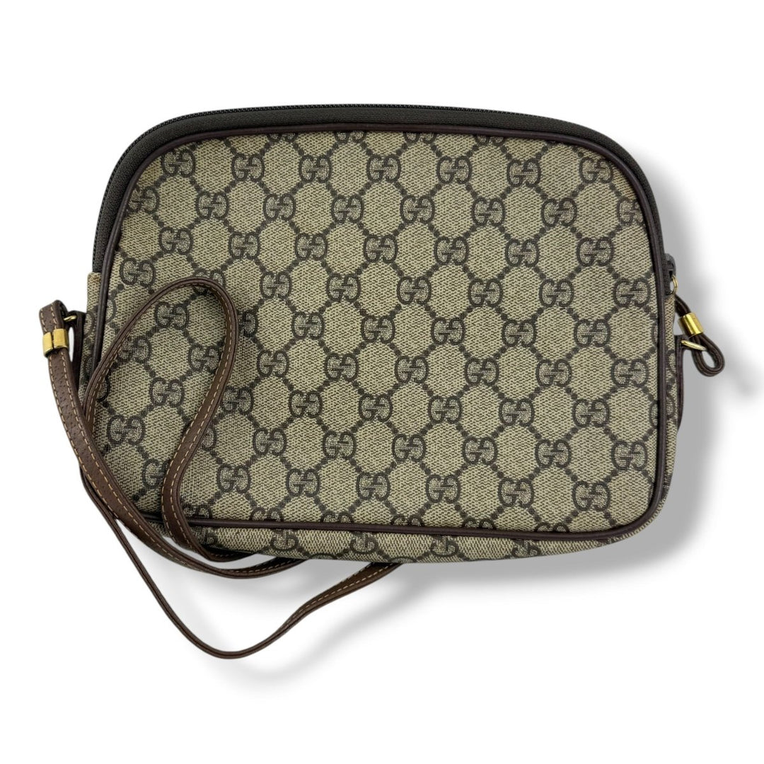 Gucci Canvas Beige Crossbody Bag - Lux Central