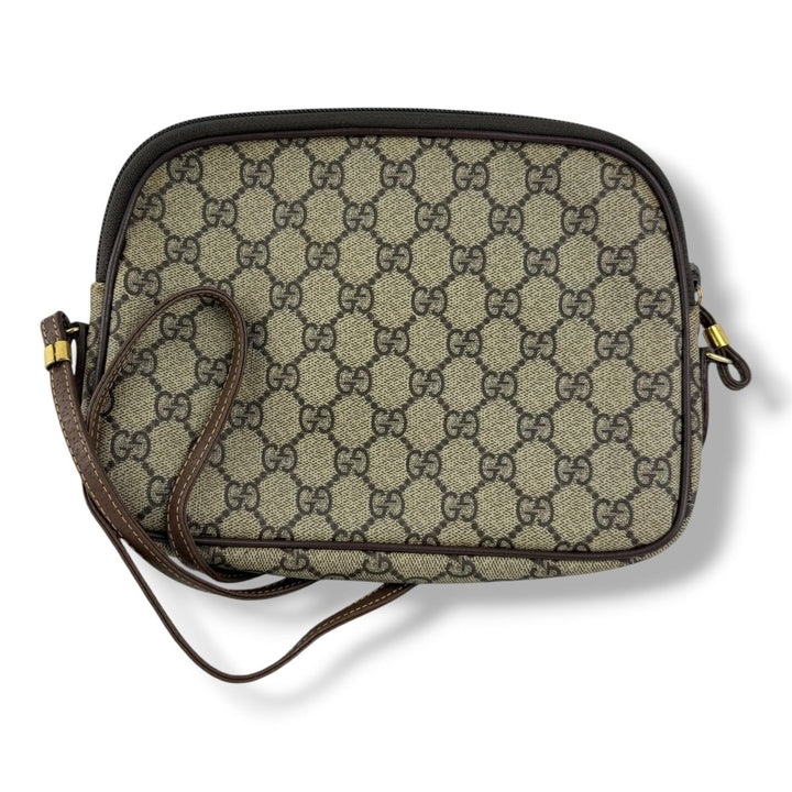Gucci Canvas Beige Crossbody Bag - Lux Central