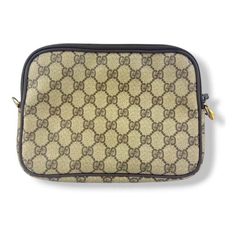 Gucci Canvas Beige Crossbody Bag - Lux Central
