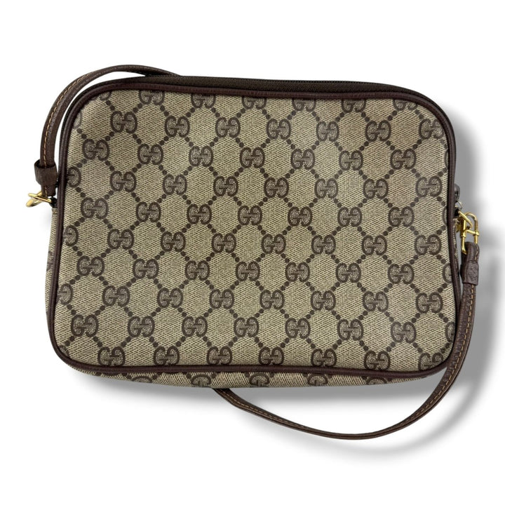 Gucci Canvas Beige Crossbody Bag - Lux Central