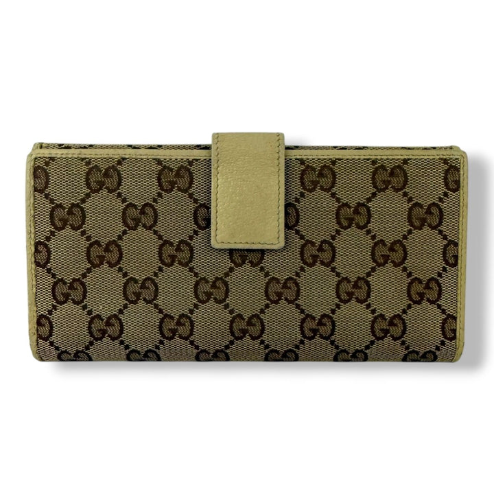 Gucci Canvas Beige GG Monogram Femme Wallet - Lux Central