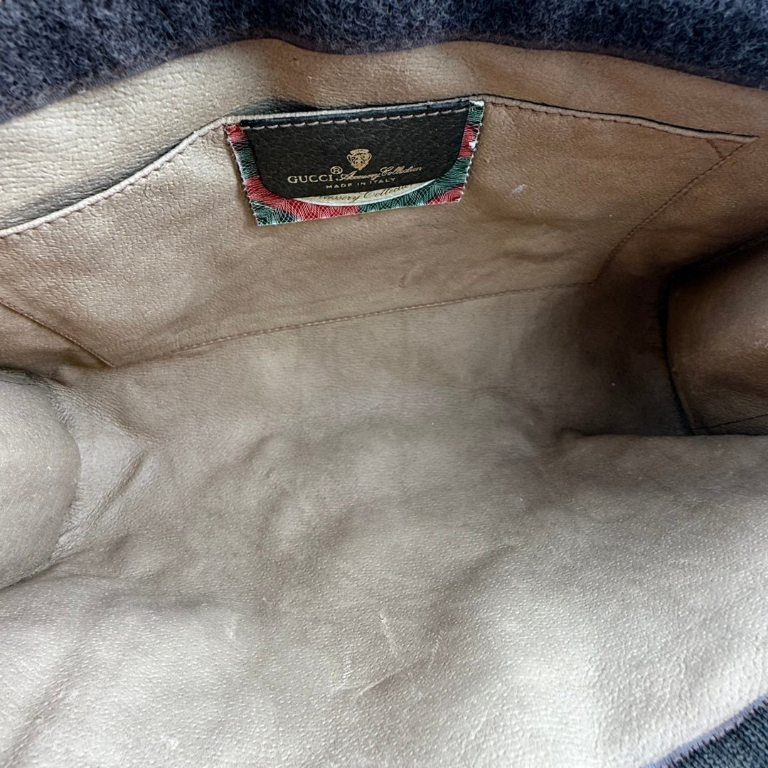 Gucci Canvas GG Monogram Beige Clutch Pouch Bag - Lux Central