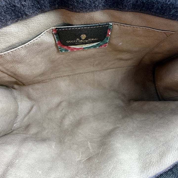 Gucci Canvas GG Monogram Beige Clutch Pouch Bag - Lux Central