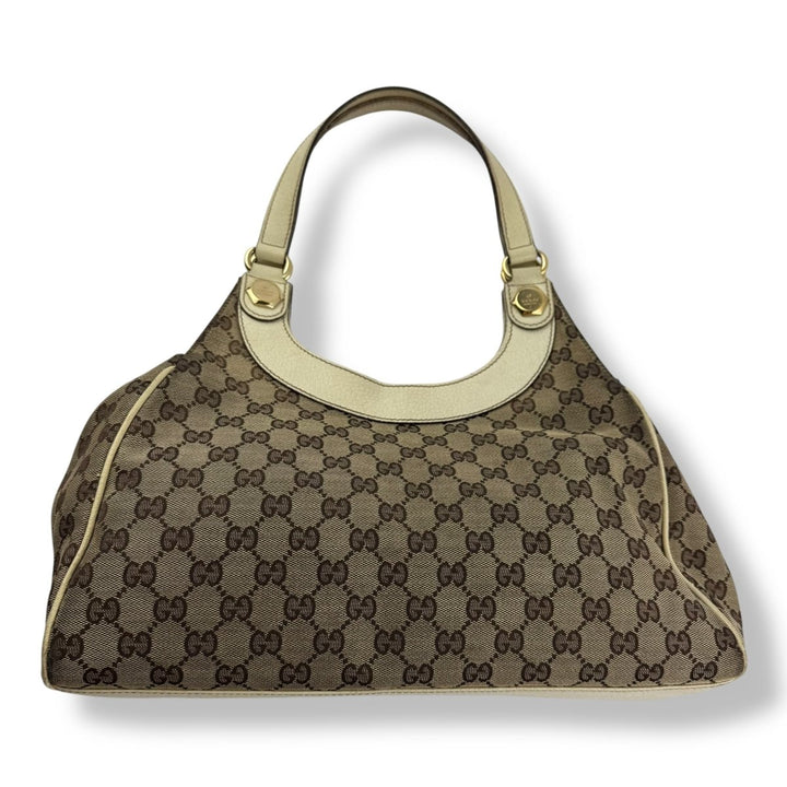 Gucci Charmy GG Beige Monogram Handbag - Lux Central