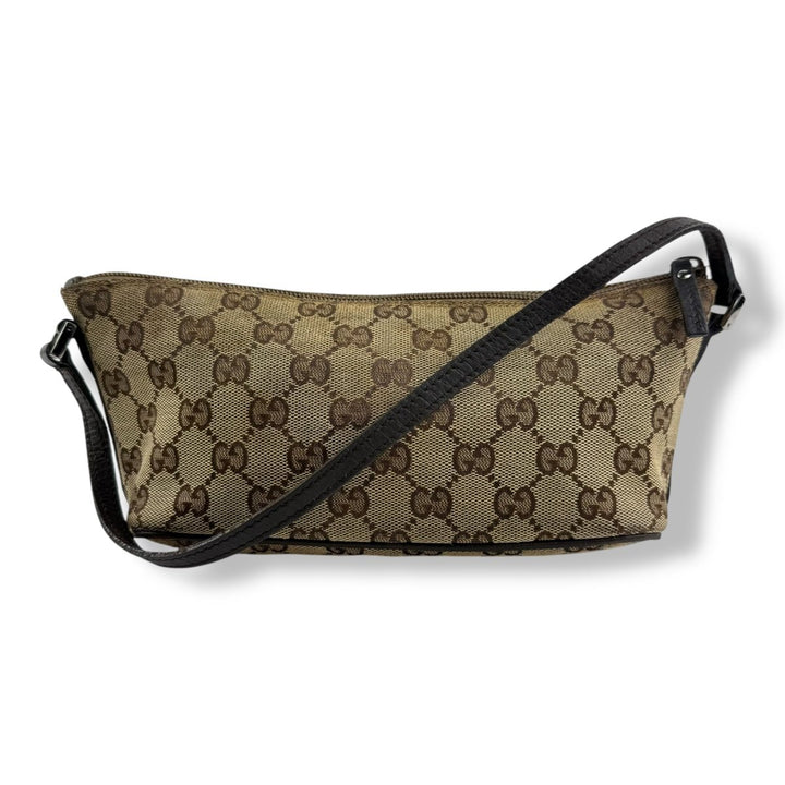 Gucci GG Beige Boat Mini Pochette Handbag - Lux Central