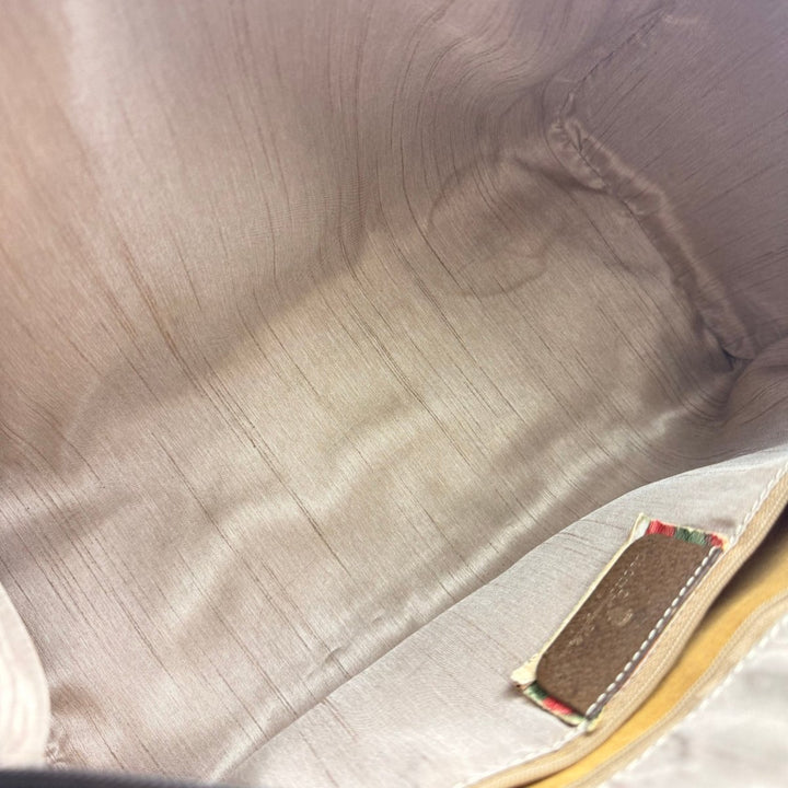 Gucci GG Beige Boston Canvas Bag - Lux Central