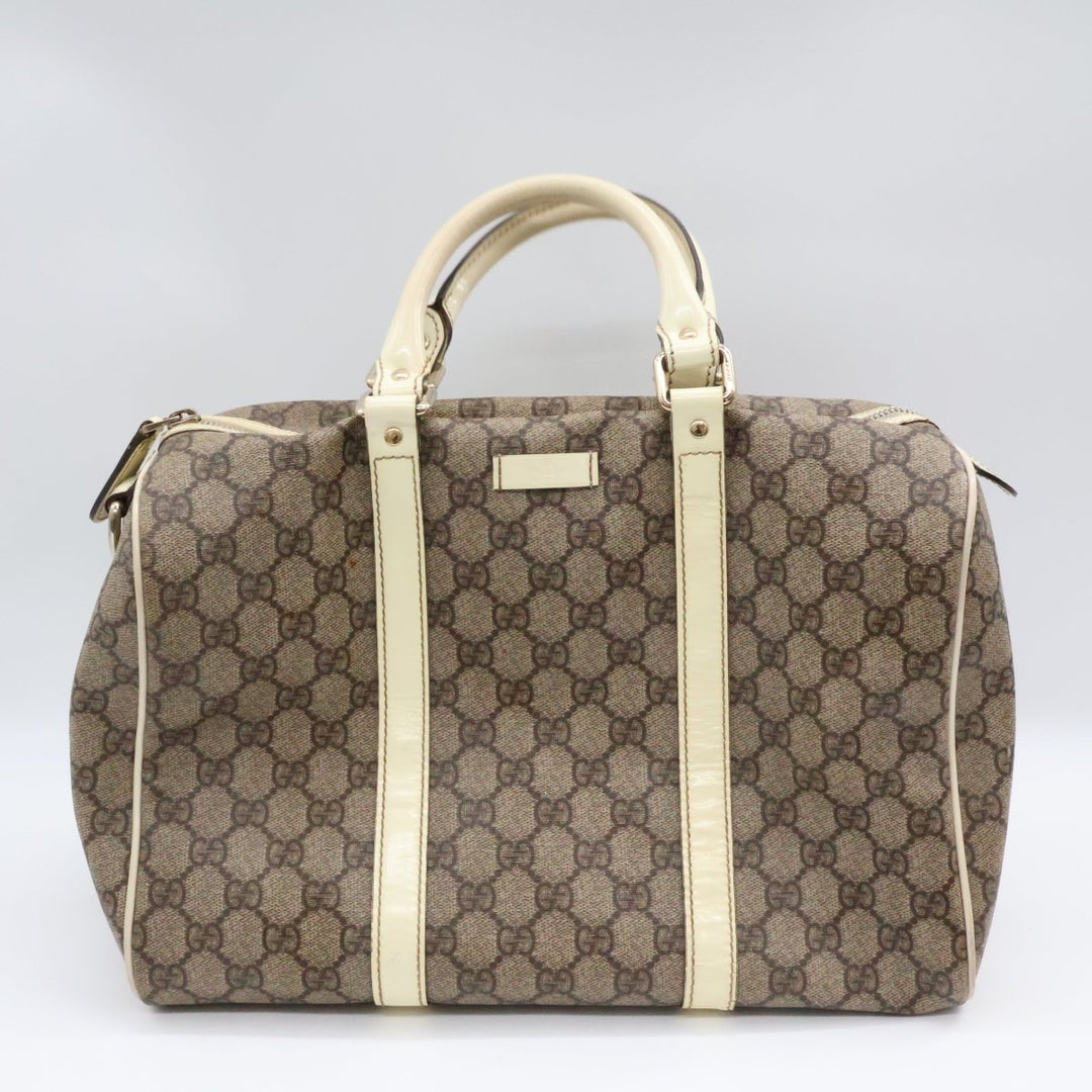Gucci GG Beige Boston Duffle Handbag - Lux Central
