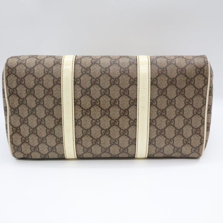Gucci GG Beige Boston Duffle Handbag - Lux Central