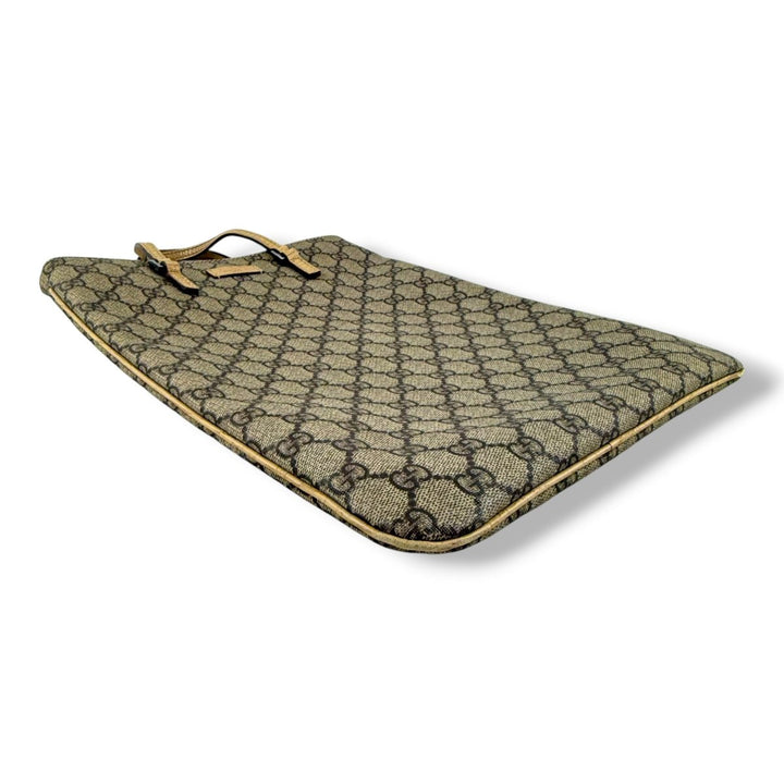 Gucci GG Beige / Brown Top Handle Bag - Lux Central