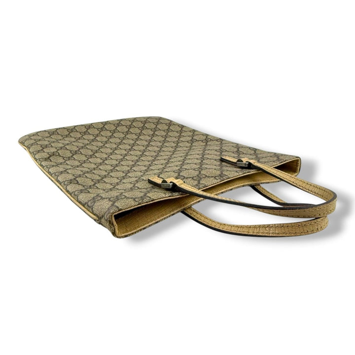 Gucci GG Beige / Brown Top Handle Bag - Lux Central