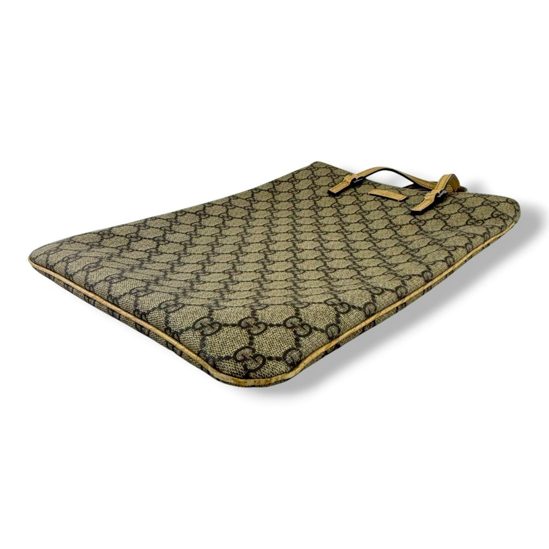 Gucci GG Beige / Brown Top Handle Bag - Lux Central