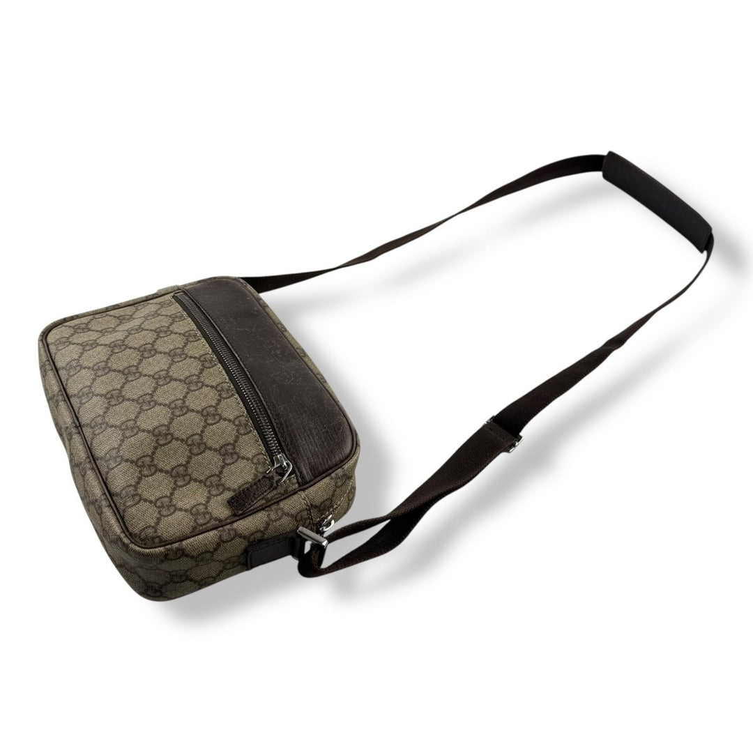 Gucci GG Beige Canvas Crossbody Bag - Lux Central