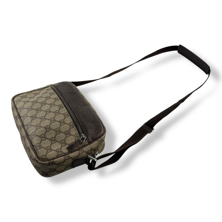 Gucci GG Beige Canvas Crossbody Bag - Lux Central