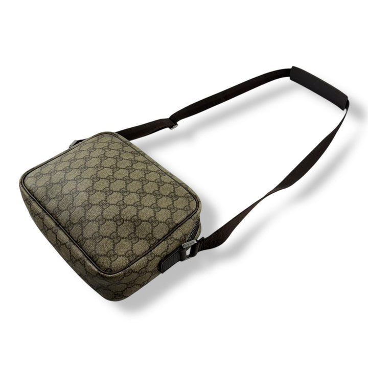 Gucci GG Beige Canvas Crossbody Bag - Lux Central