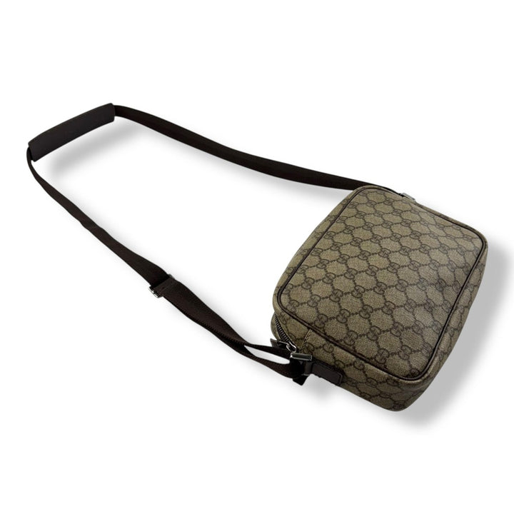 Gucci GG Beige Canvas Crossbody Bag - Lux Central
