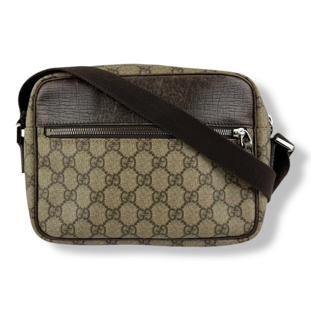 Gucci GG Beige Canvas Crossbody Bag - Lux Central