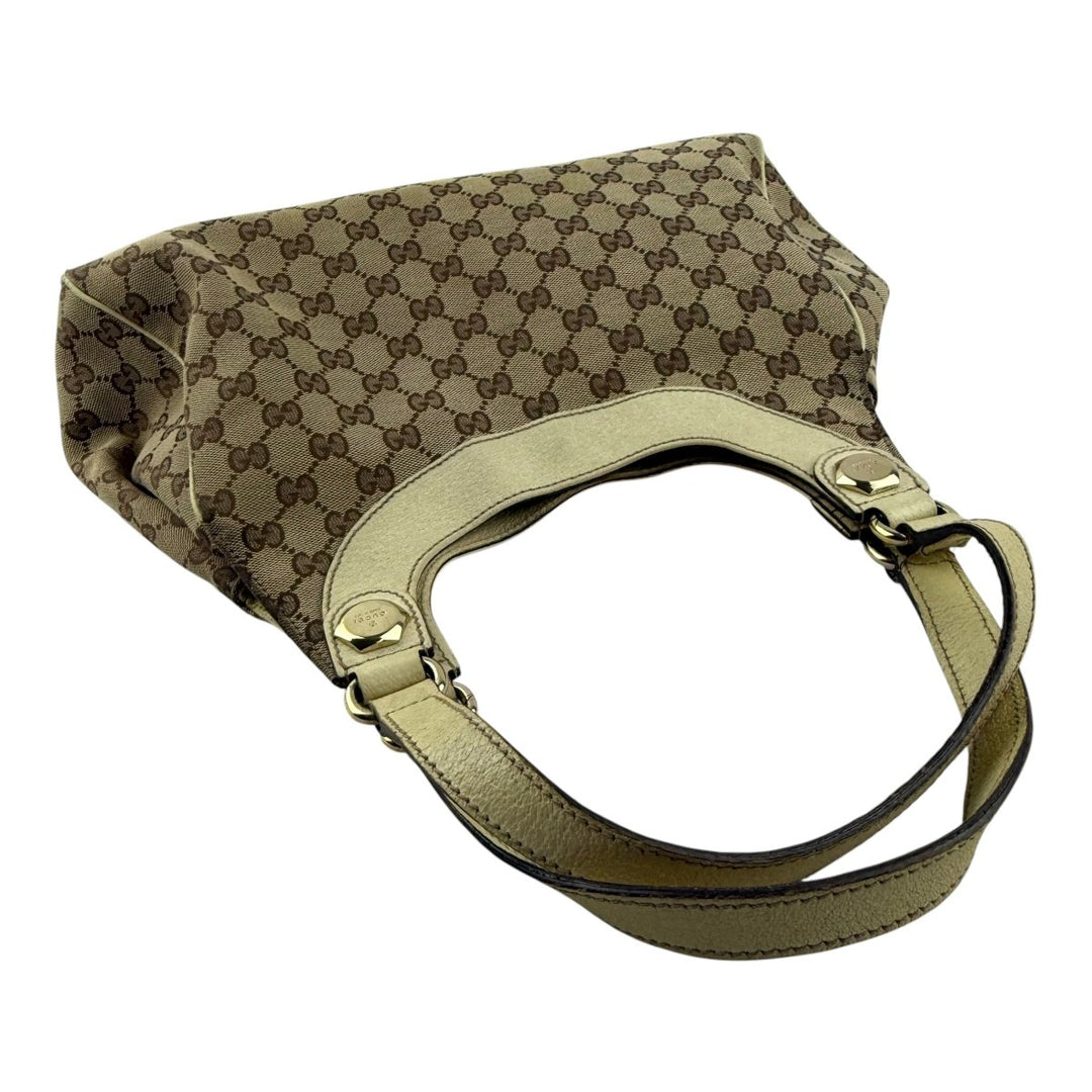 Gucci GG Beige Charmy Shoulder Handbag - Lux Central