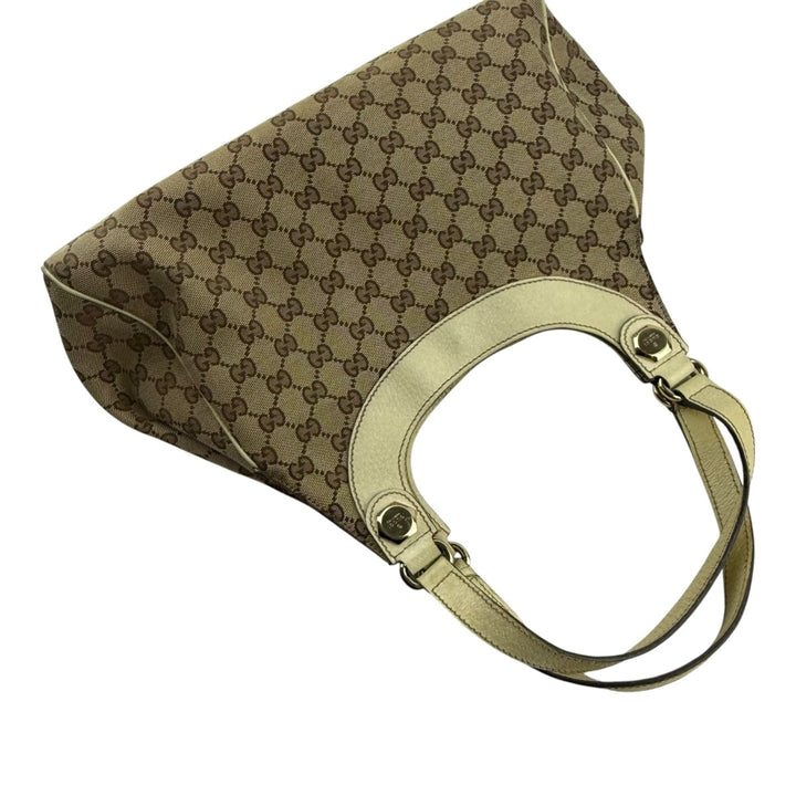 Gucci GG Beige Charmy Shoulder Handbag - Lux Central