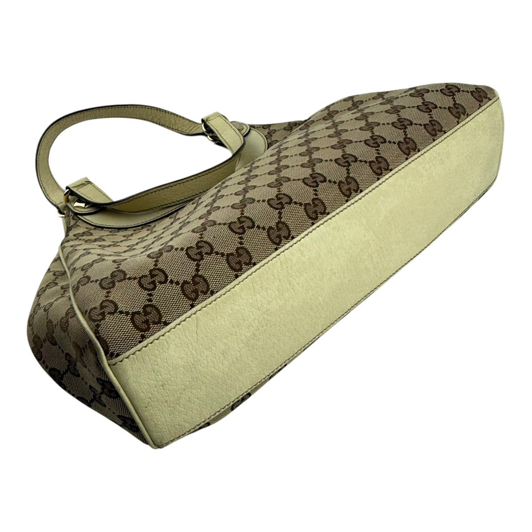 Gucci GG Beige Charmy Shoulder Handbag - Lux Central