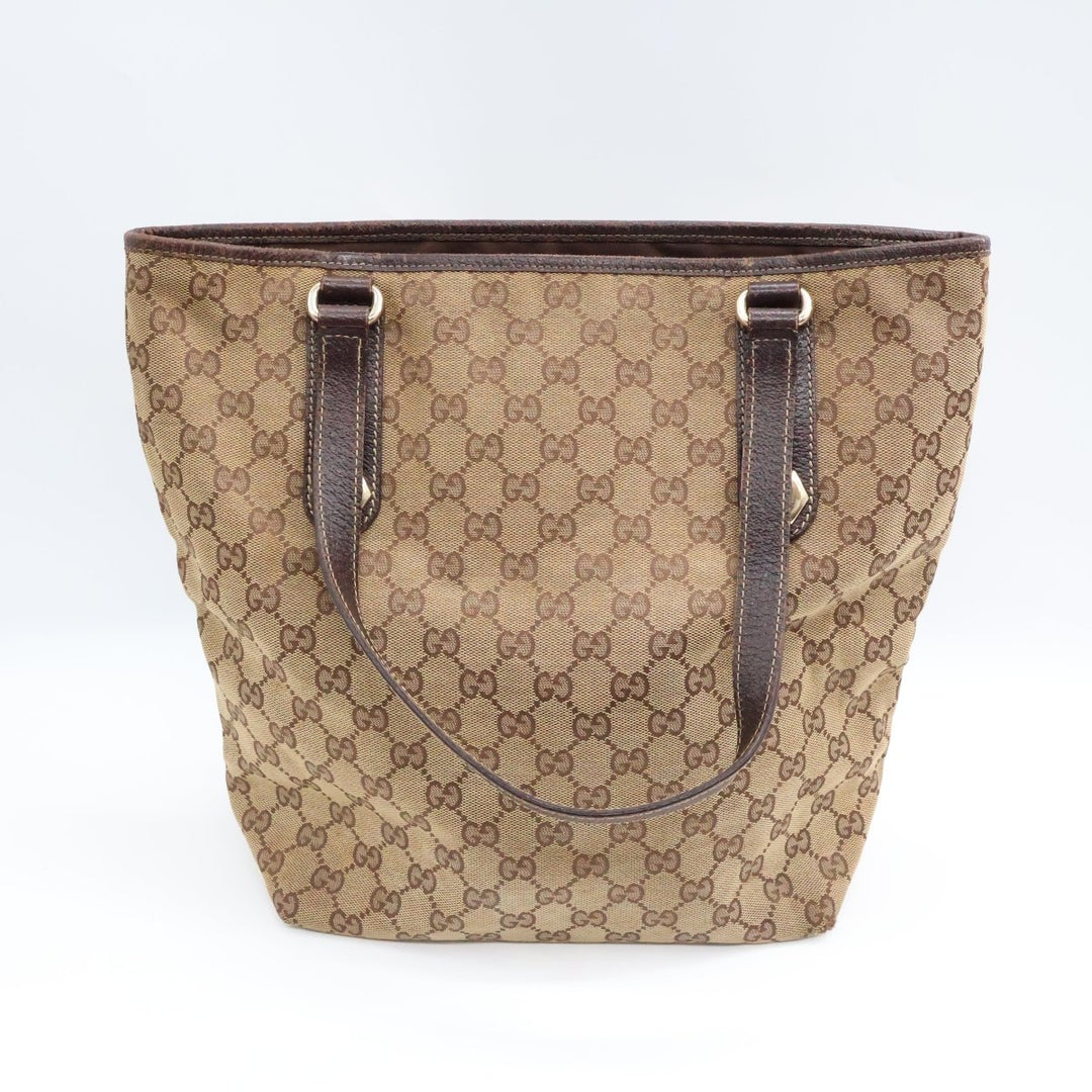 Gucci GG Beige Charmy Tote Handbag - Lux Central