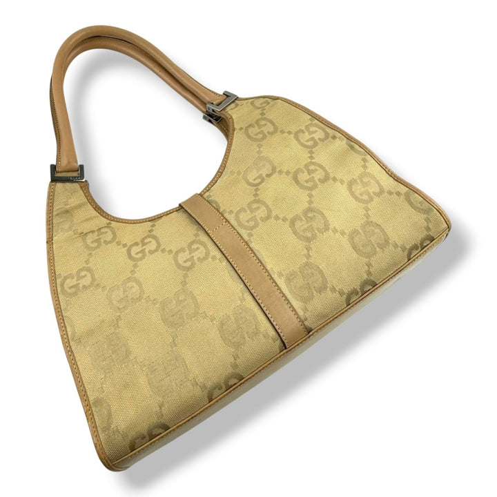Gucci GG Beige Jackie Shoulder Handbag - Lux Central