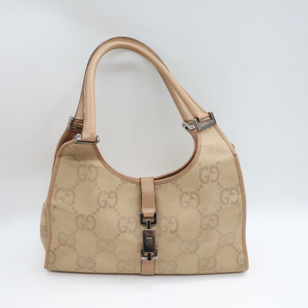Gucci GG Beige Jackie Shoulder Handbag - Lux Central