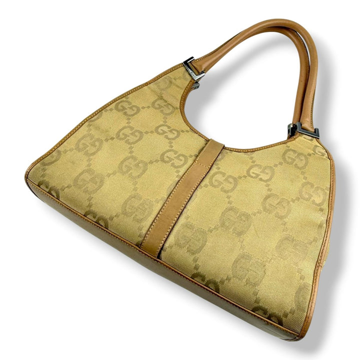 Gucci GG Beige Jackie Shoulder Handbag - Lux Central